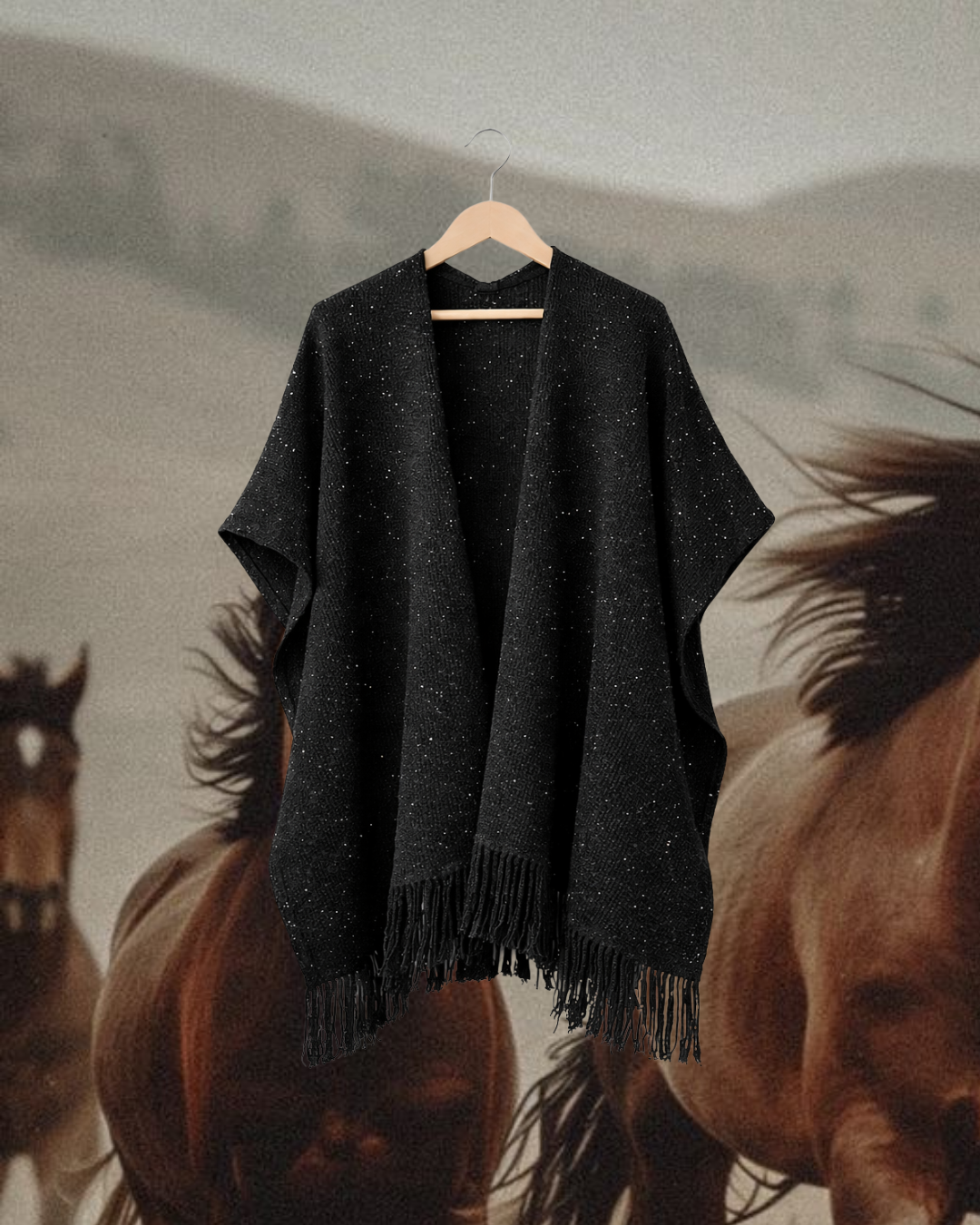 PRE ORDER — Ruana Brilli Brilli BLACK